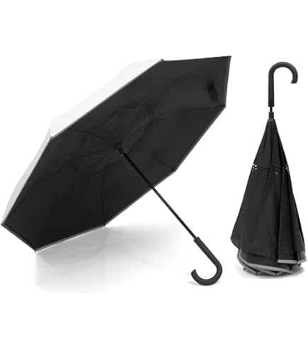 Amazon.co.jp: Waterfront 長傘 雨傘 Sa傘 ワインレッド 60cm 逆さま